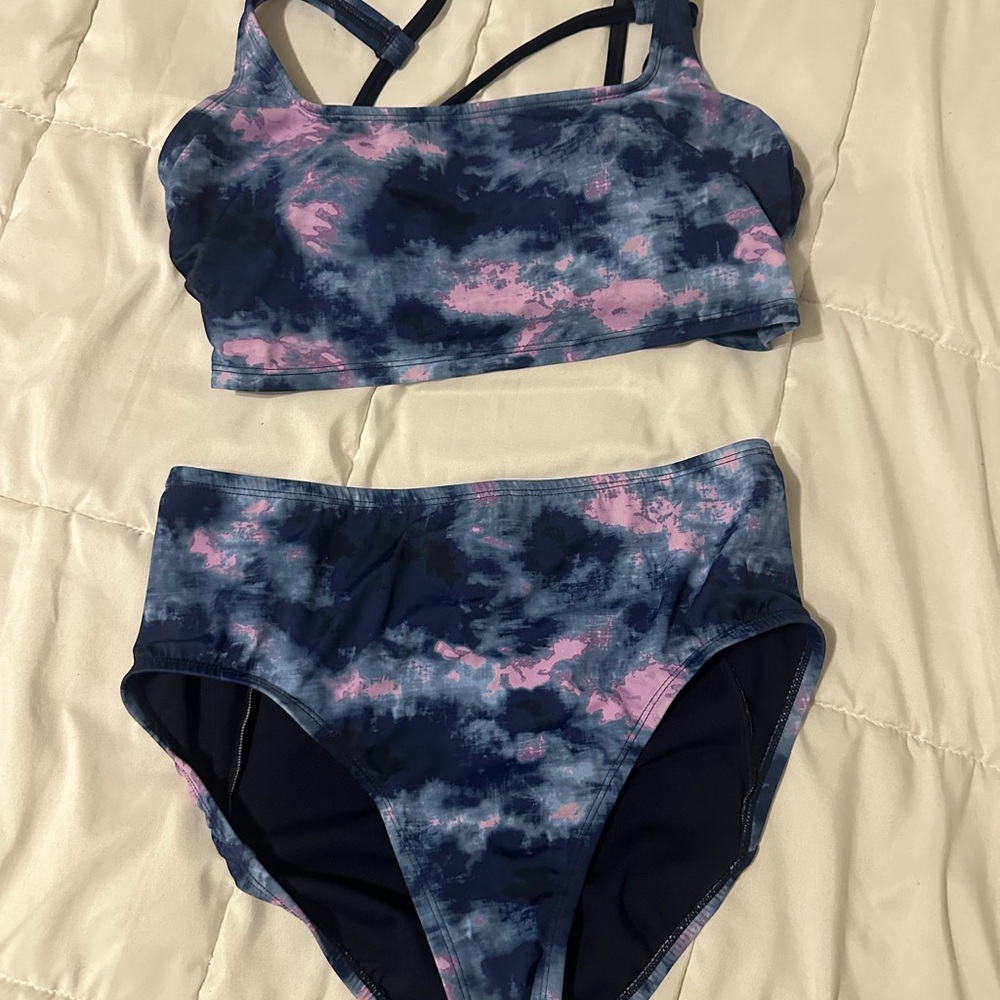 Stylish Tie-Dye Bikini Set